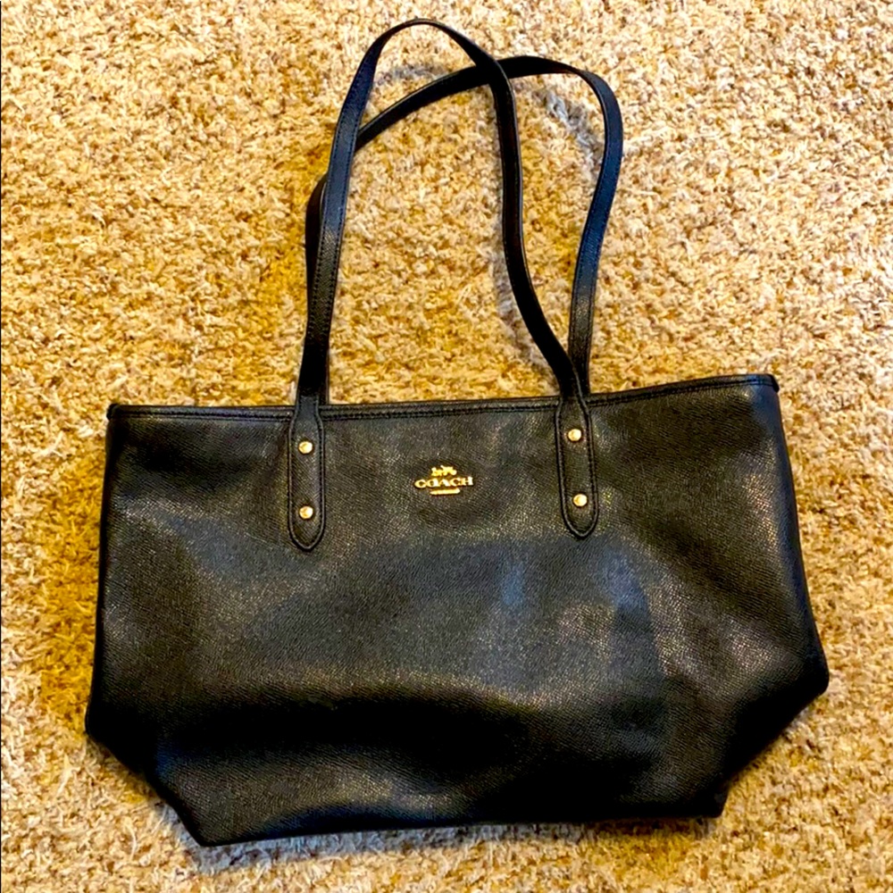 COACH Black Leather Purse